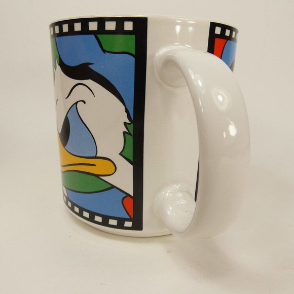 Vintage Disney Donald Duck Mug Sailor , Smile, Angry Face Official Disney UEJYZ - Picture 6 of 11
